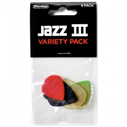 قیمت خرید فروش پیک گیتار بسته ای Dunlop Jazz-III Variety pack